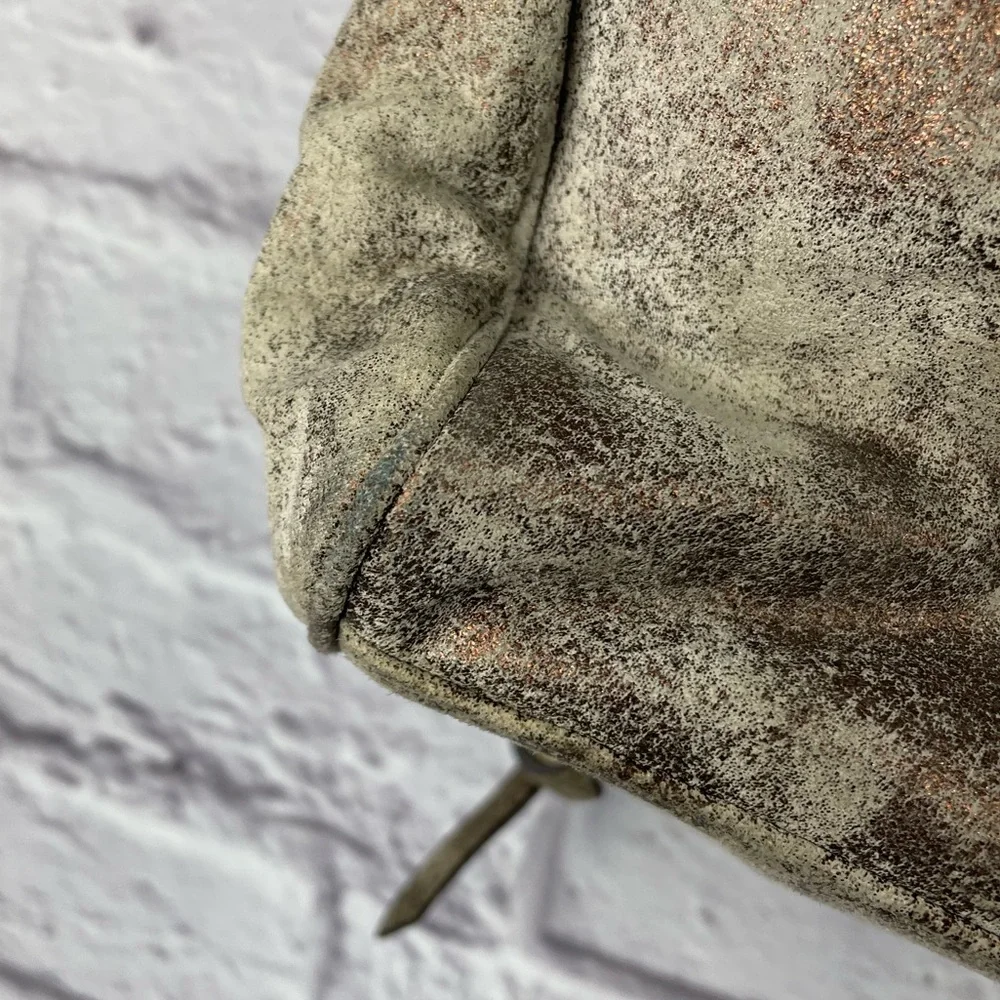 Aimee Kestenberg Leather Crossbody Satchel with Gold Hardware - Picture 6 of 12